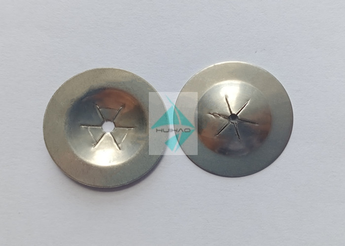 25mm Stainless Steel Flat Type Self Locking Washer For Insulation Blanktes Pads