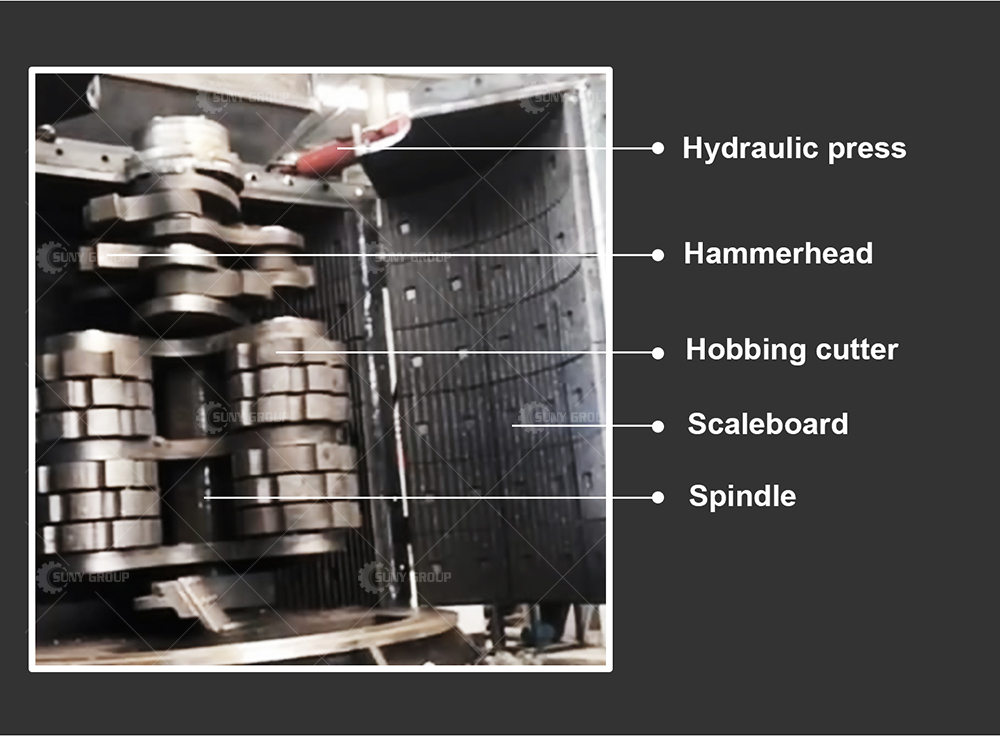 Manufacturing Plant Vertical Hammer Mill Shredder Aluminum Cast Crusher