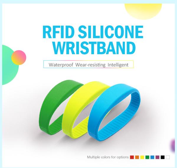 custom silicon bracelet Silicone rfid wristband 13.56 silicone bracelet 13.56
