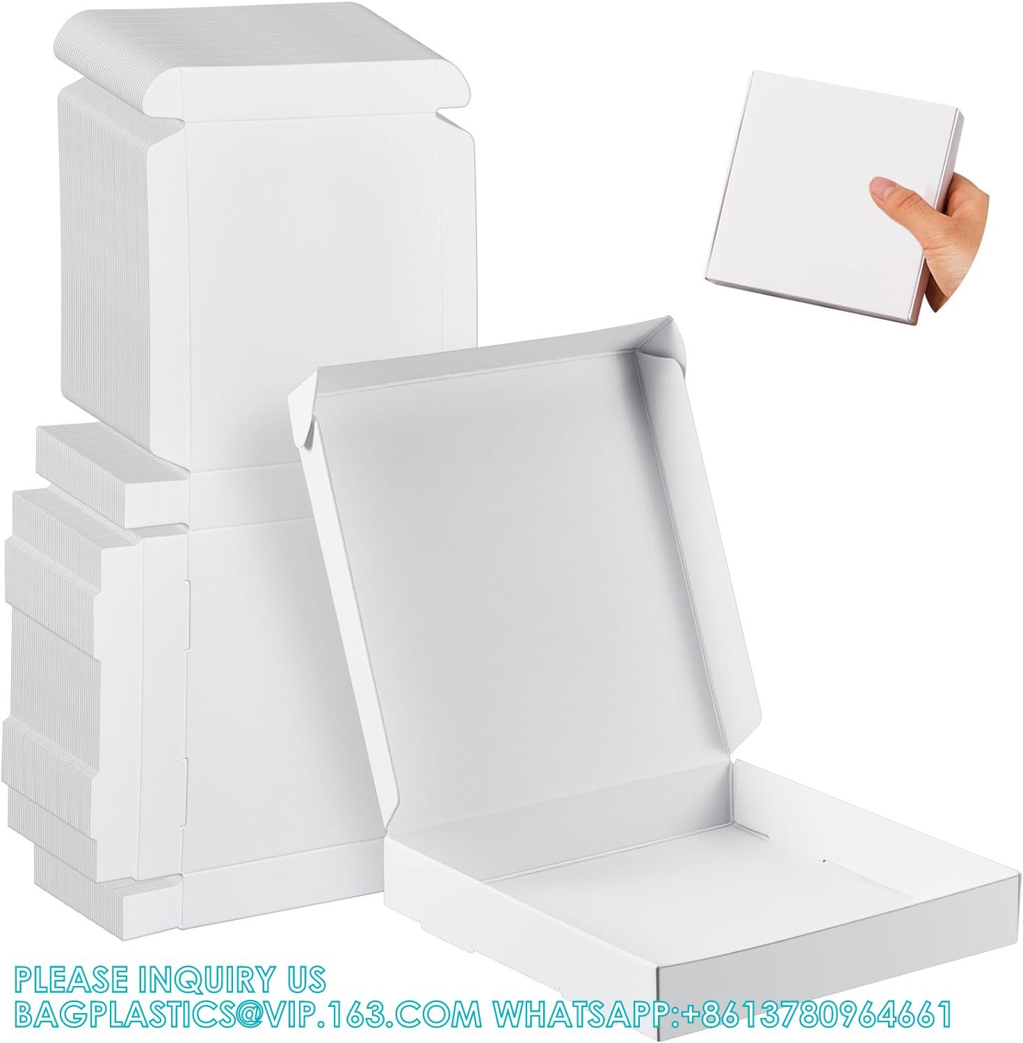 Kraft Corrugated Pizza Boxes BBQ Pattern Printing Cardboard Boxes Takeout Containers Takeaway Shipping Storage Box