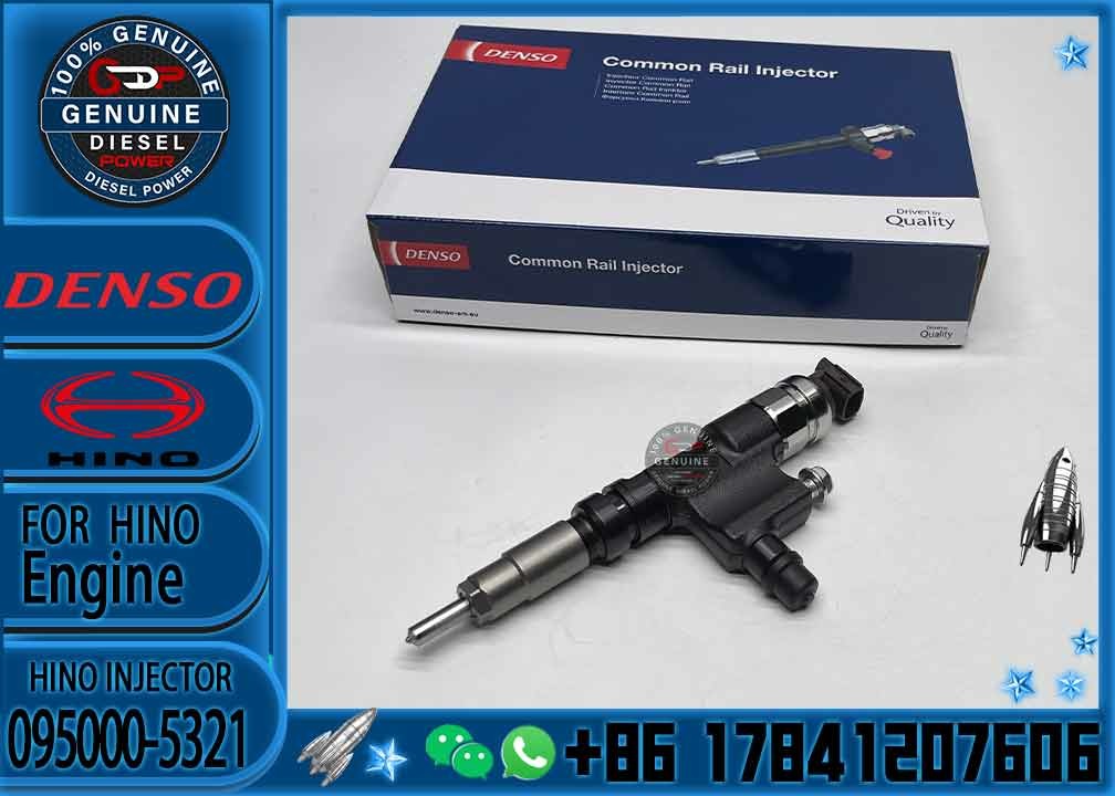 diesel New 095000-5320 095000-5321 095000-5322 9709500-532 095000-8690 Common Rail Fuel Injector For H-ino 300/Toy-ota D