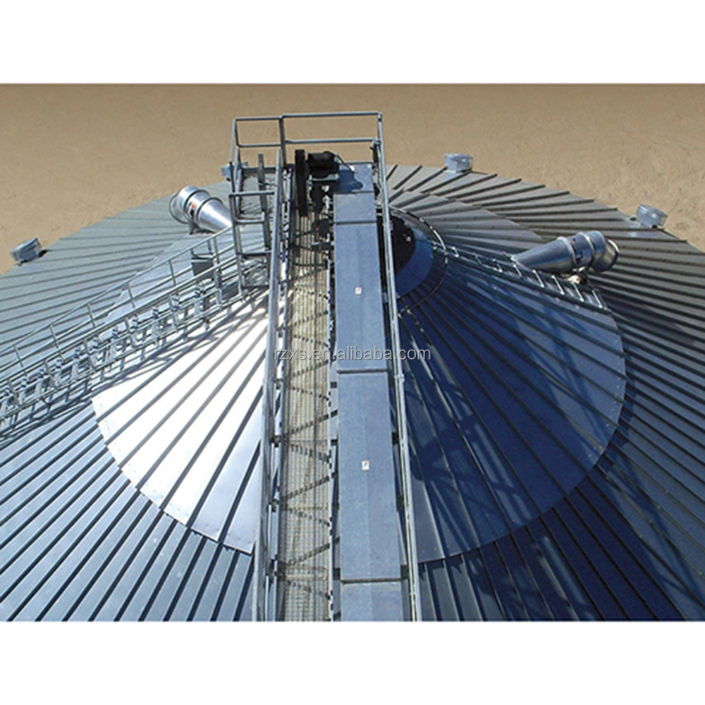 5000ton Corn Grain Storage Silo with Temperature Level Moisture Monitoring System