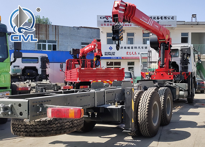 SINOTRUK Truck Mounted Crane 16Ton /16000KG Knuckle Truck Crane