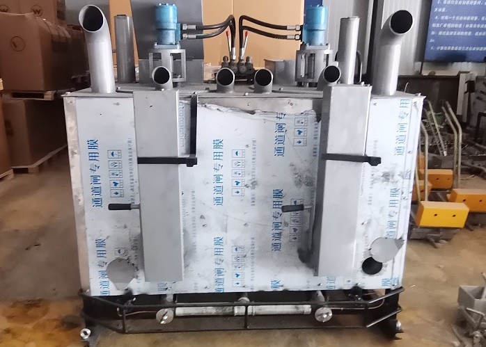 Double Cylinder Truck Mounted Thermoplastic Paint Preheater / Boiler