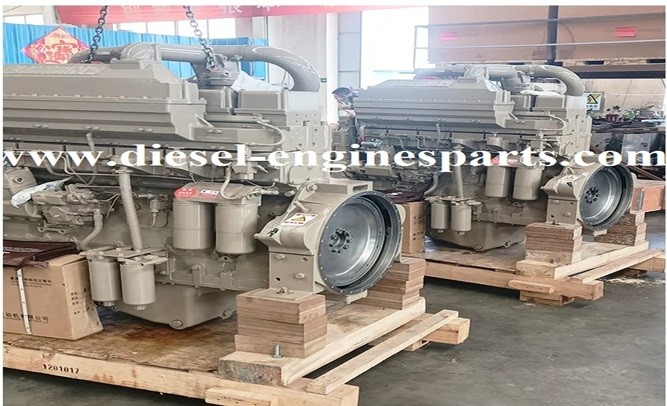Original Cummins Marine Engine 2100 Rpm Alloy Material Diesel Fuel