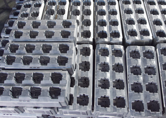 Injecting Die Cast Heat Sink Industrial Components Easy Installation