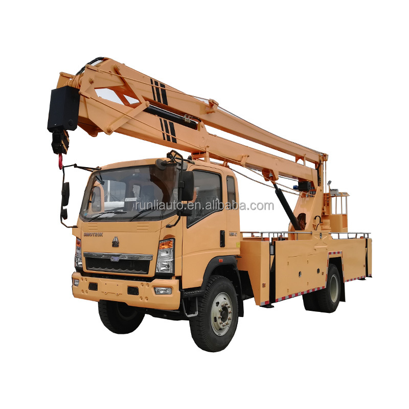 Sinotruk Howo High Altitude Operation Truck 4x2 Hydraulic Lift Platform Truck