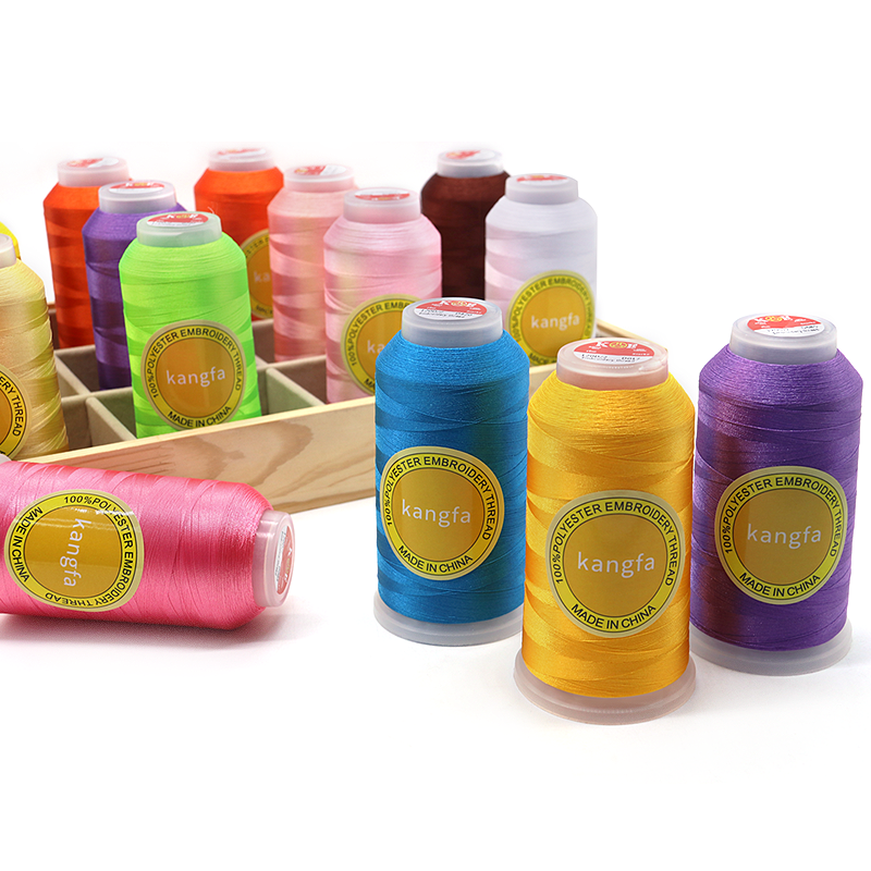4000y Filament Polyester Embroidery Thread 120d/2 for Machine Embroidery Production