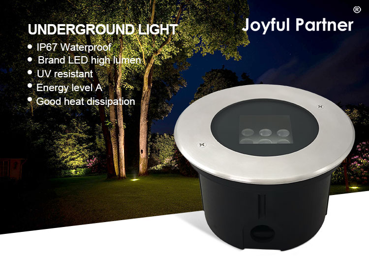 Aluminum LED Outdoor In Ground Spotlights Underground Recessed Driveway lights