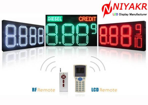 Gas Station Led Gas Price Display Petrol Station Price Board Cold Rolled Steel
