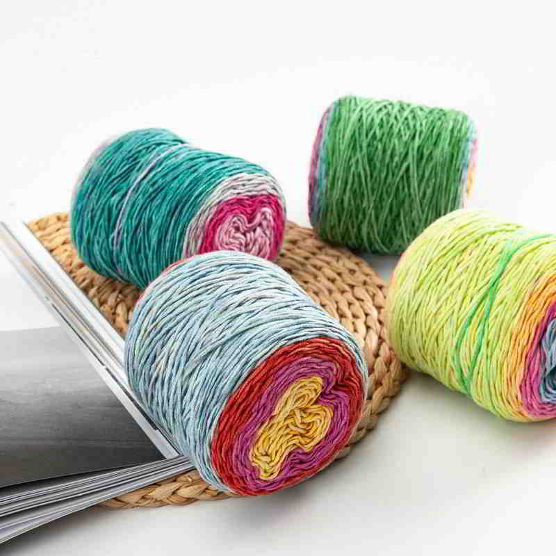 Chunky Cotton Wool Blend Yarn Anti Bacteria Lightweight For Hand Knitting