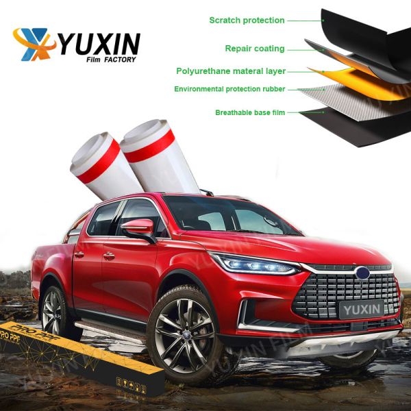 Quality Glossy Or Matte Clear TPU Automotive PPF Paint Protection Film Aging Resistance for sale