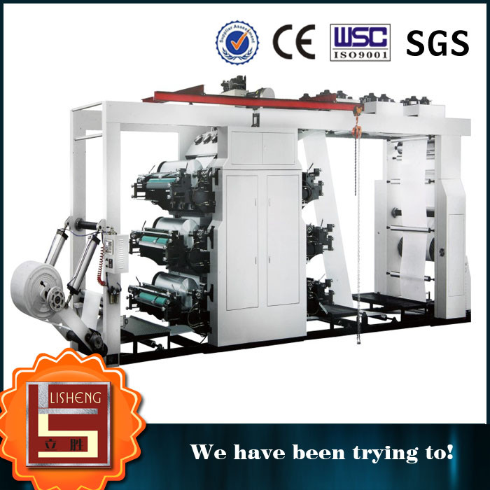  energy saving 6 Color Web High Speed Flexo Printing Machine With Boat Manufactures