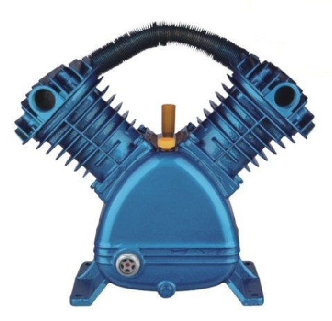 120V/240V Voltage Air Compressor Head with 2 Cylinders and 0.8Mpa/115psi Pressure