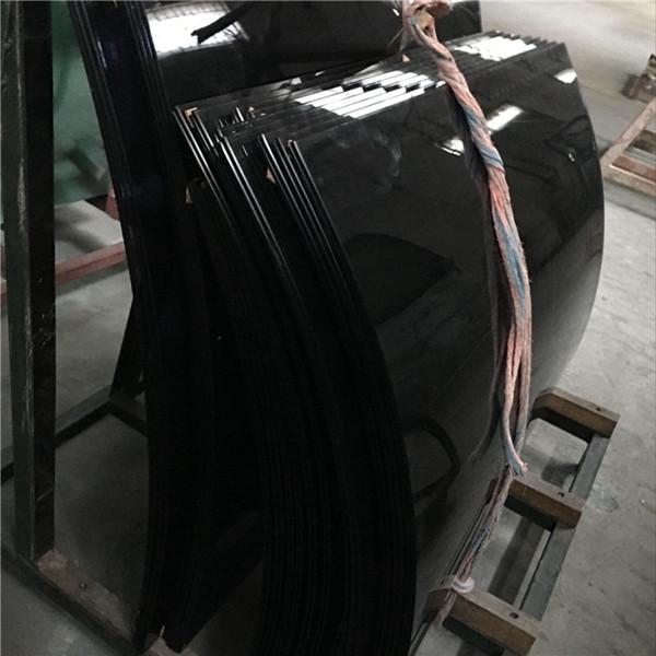Toughened Curved Glass 12mm Tinted Toughened Glass Custom Cut Black Tempered