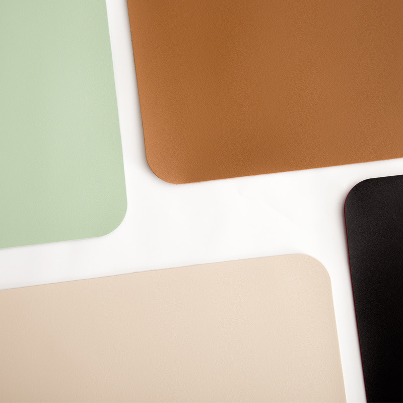 Non Slip Large Leather Mouse Pad Wear Resistant OEM ODM Supported