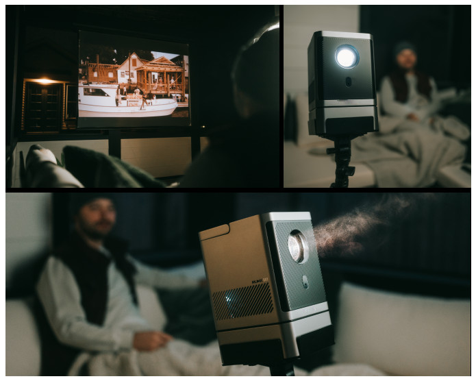 Portable Home Theater Projector 300 LUMENS For Outdoor Entertainment Backyard Parties