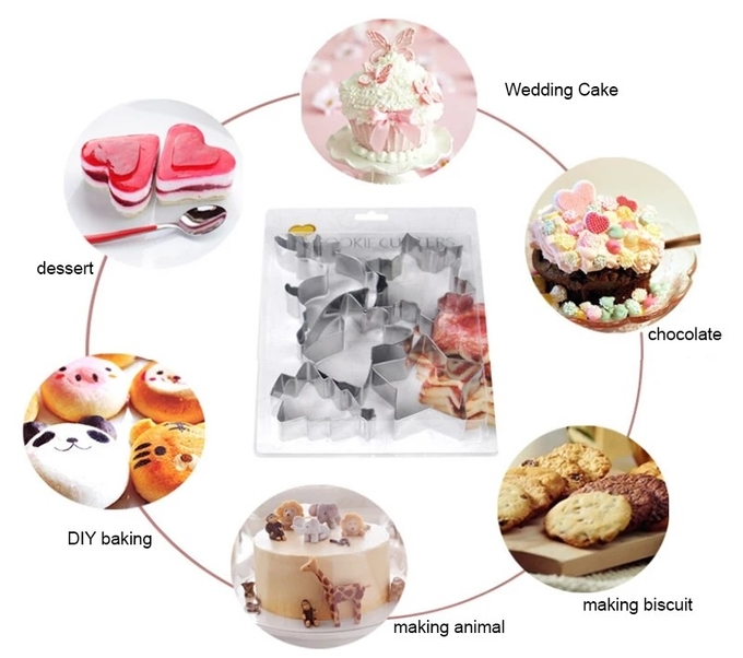 OEM Mousse Cake Ring Commercial Bakery Equipment Round Mousse Ring