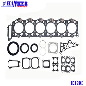 China Hino E13C Excavator Engine Full Cylinder Head Gasket Set on sale