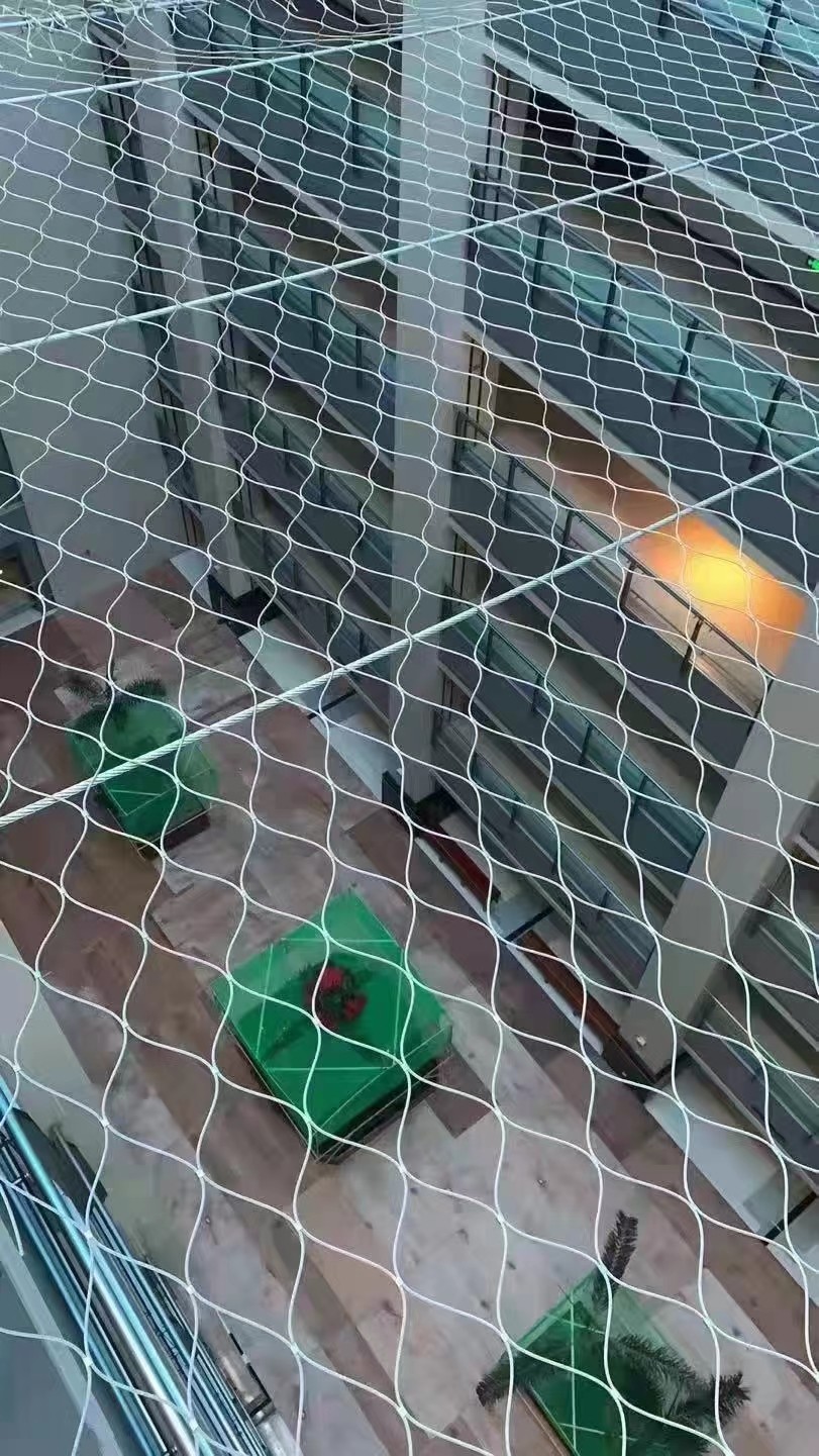 Zoo Stainless Steel Rope Wire Mesh / 7x19 Stainless Steel Bird Netting