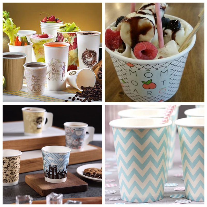 210gsm + 15g PE Coated Paper Roll For Drinking Cups High Tensile Strength