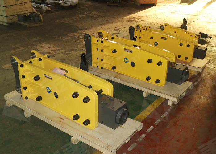 Box Silent Type Hydraulic Hammer Rock Breaker For Mini Excavator