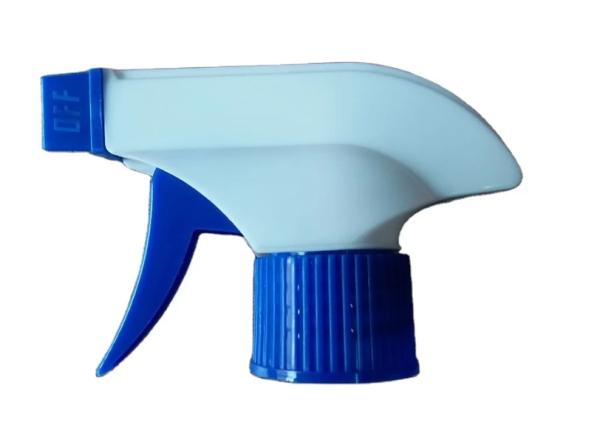 Blue White Color Plastic Trigger Sprayer 28mm for Daily Cleaning Household