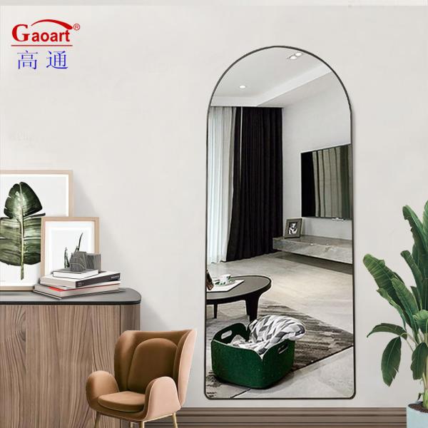 Modern Stylish Bathroom Decor Metal Hair Salon Mirrors Glass Luxury Big Light