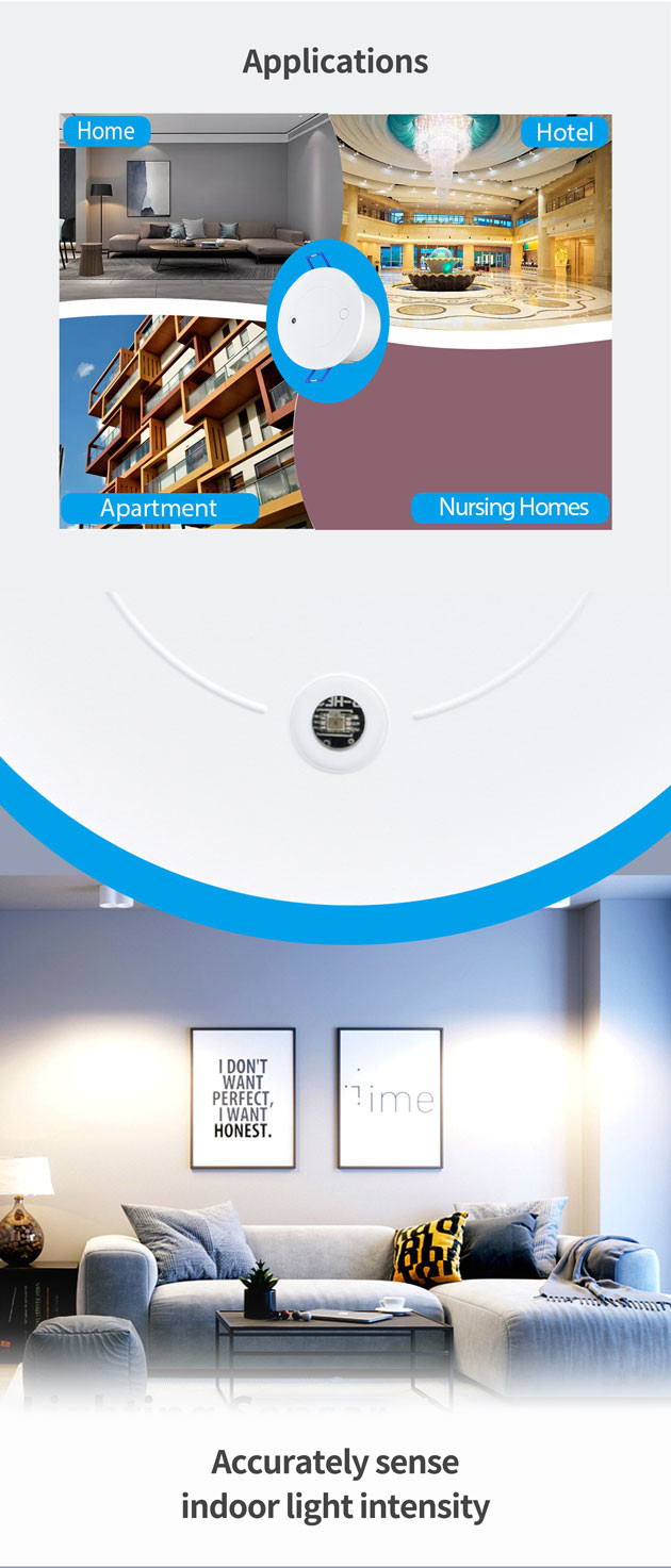 ROHS Radar Human Presence Sensor Tuya Presence Sensor AC 110V-220V