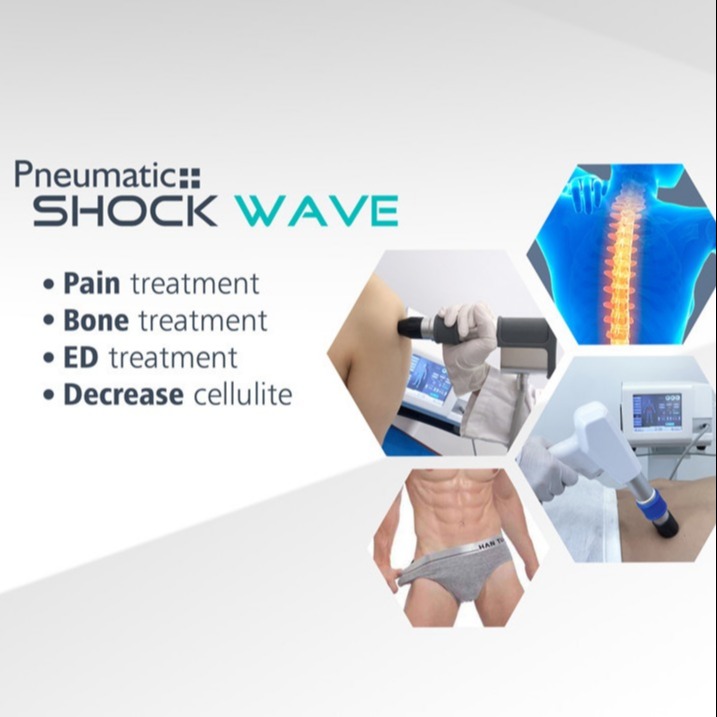 Extracorporeal Shockwave Air Pressure Therapy Machine Massager Device Fat Reduction
