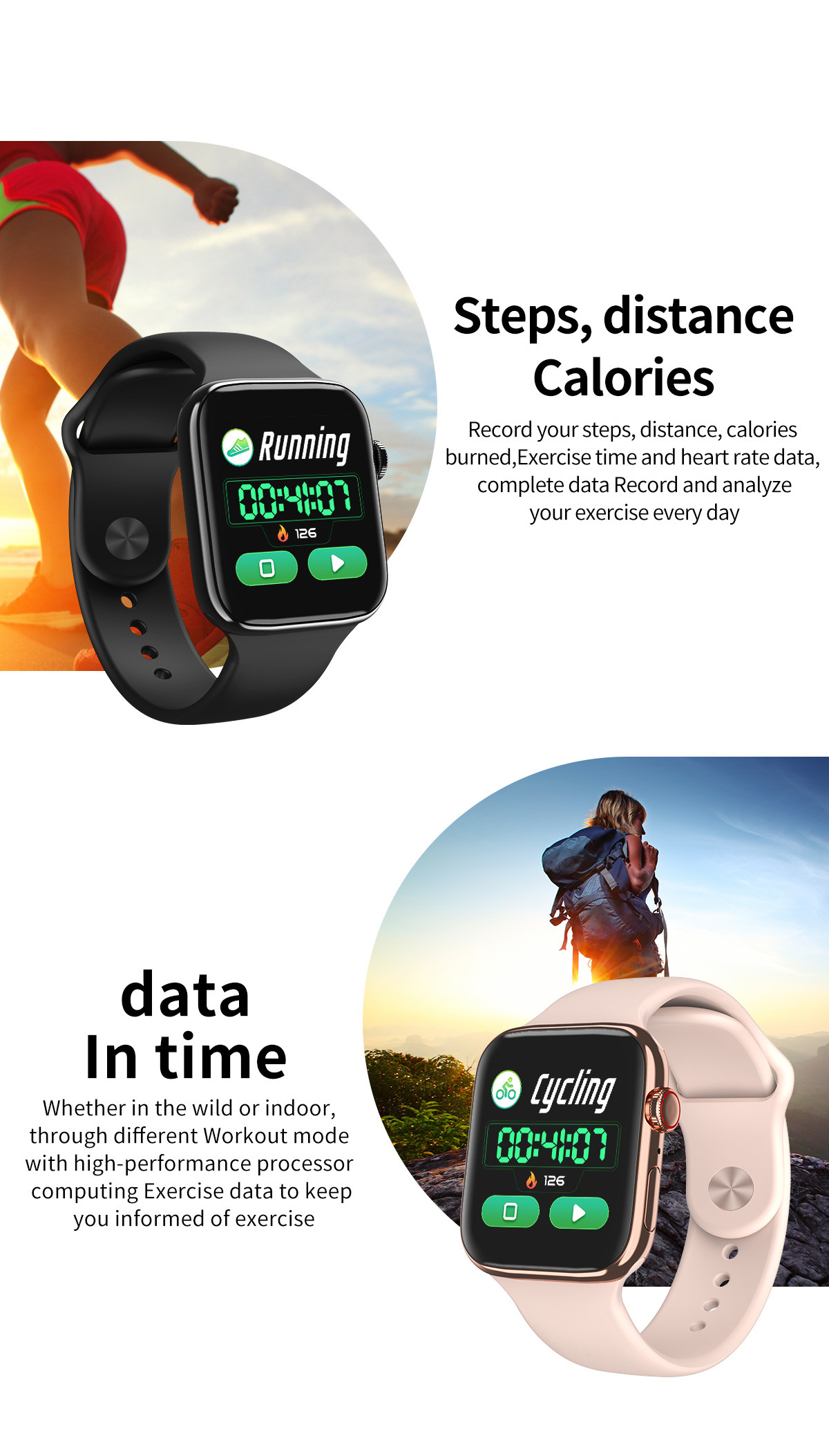 Inteligente BT Call Series 4 F18 Smartwatch Bluetooth Calling