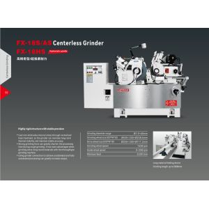 Precision Grinding with Centerless Grinding Machine featuring Tail Seat Design and 200-500mm Grinding Wheel Diameter