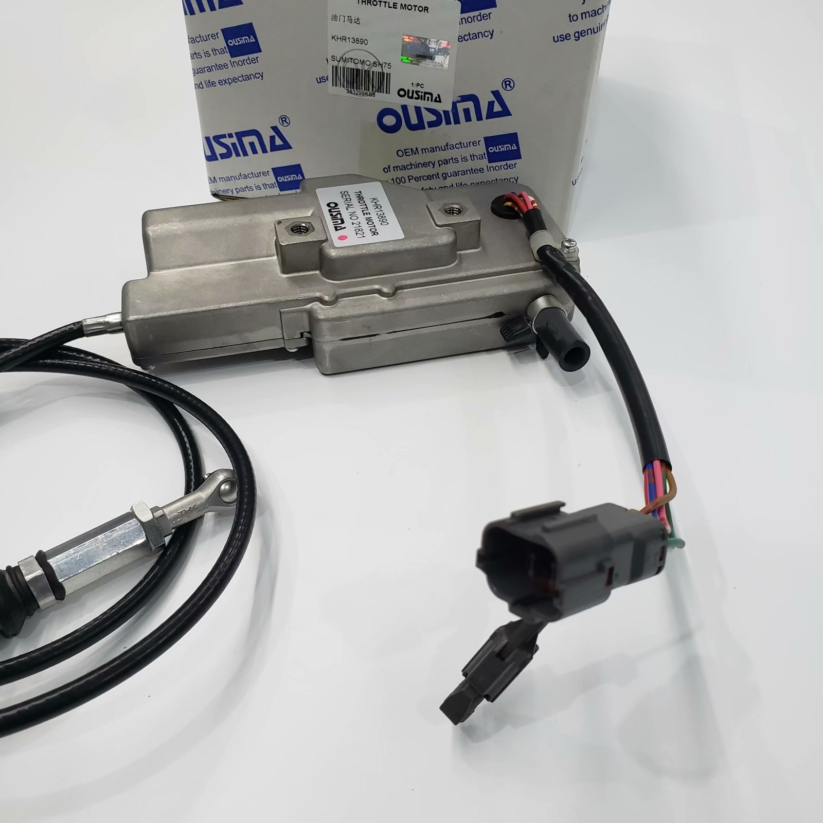 SUMITOMO Excavator Throttle Motor KHR13890 For SH75 Diggers