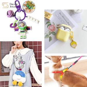 Metal Swivel Snap Hook Clips , Lobster Trigger Clasps For Keychain Diy Charms