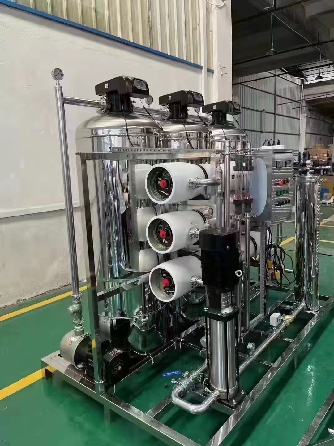 Hotel RO Pure Water Production Equipment 2000L / Hour