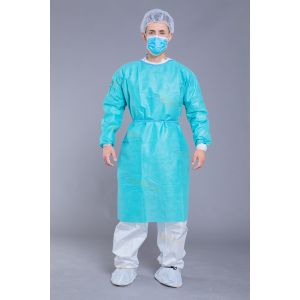 China EN13795 Breathable 40G SMS Surgical Isolation Gown on sale