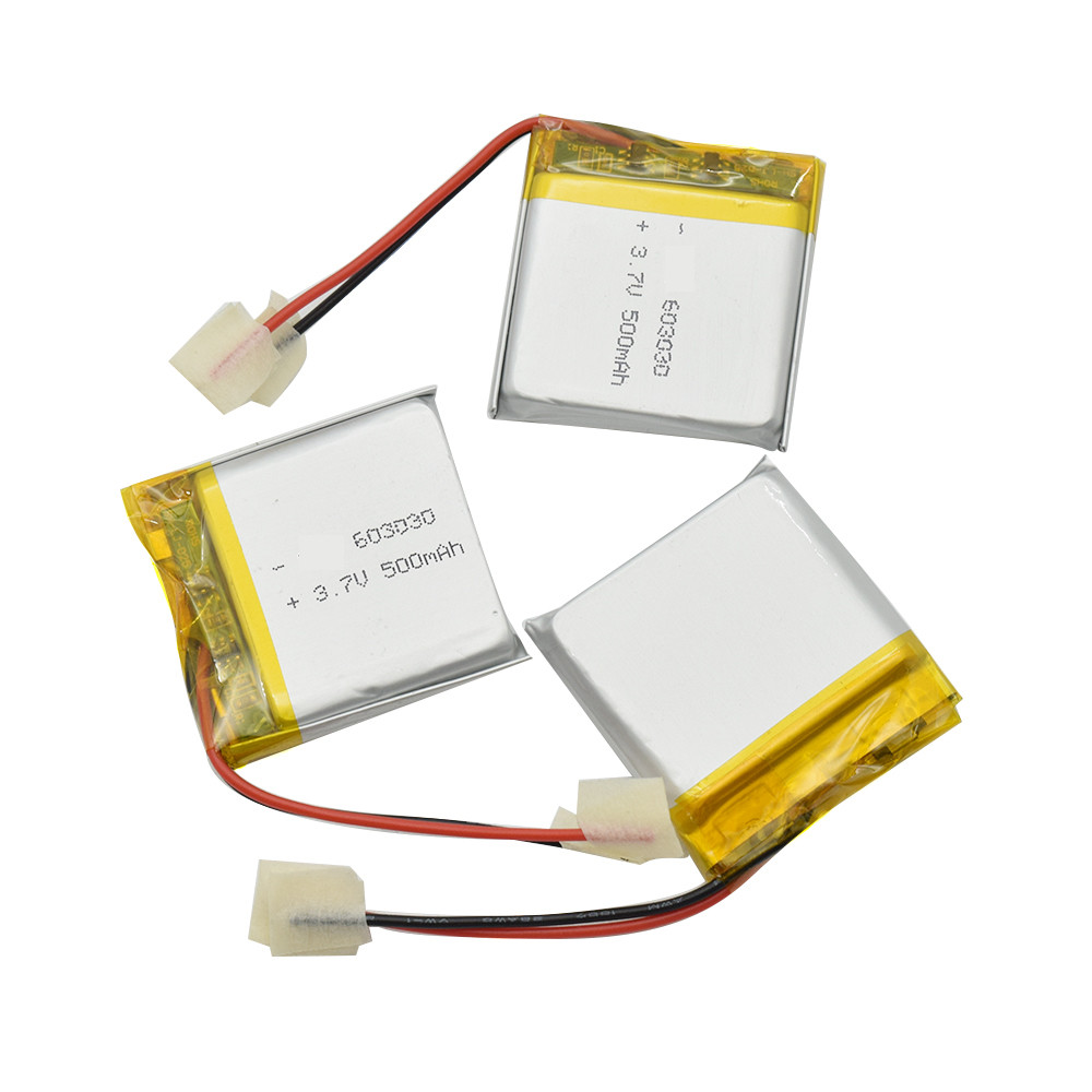 IEC62133 3.7 Volt 500mAh 603030 Lithium Polymer Battery Pack