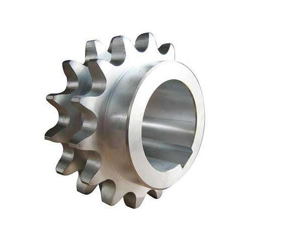 ISO9001 Forged Double Roller Chain Sprockets DIN C45 Steel