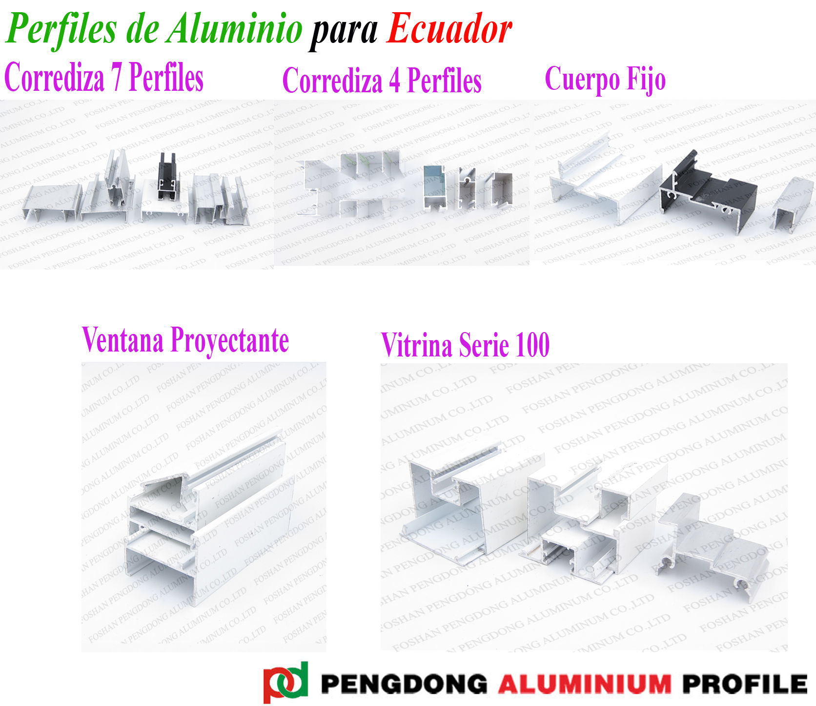 6000 Series Casement Window Profiles Rectangular Aluminium Extrusion