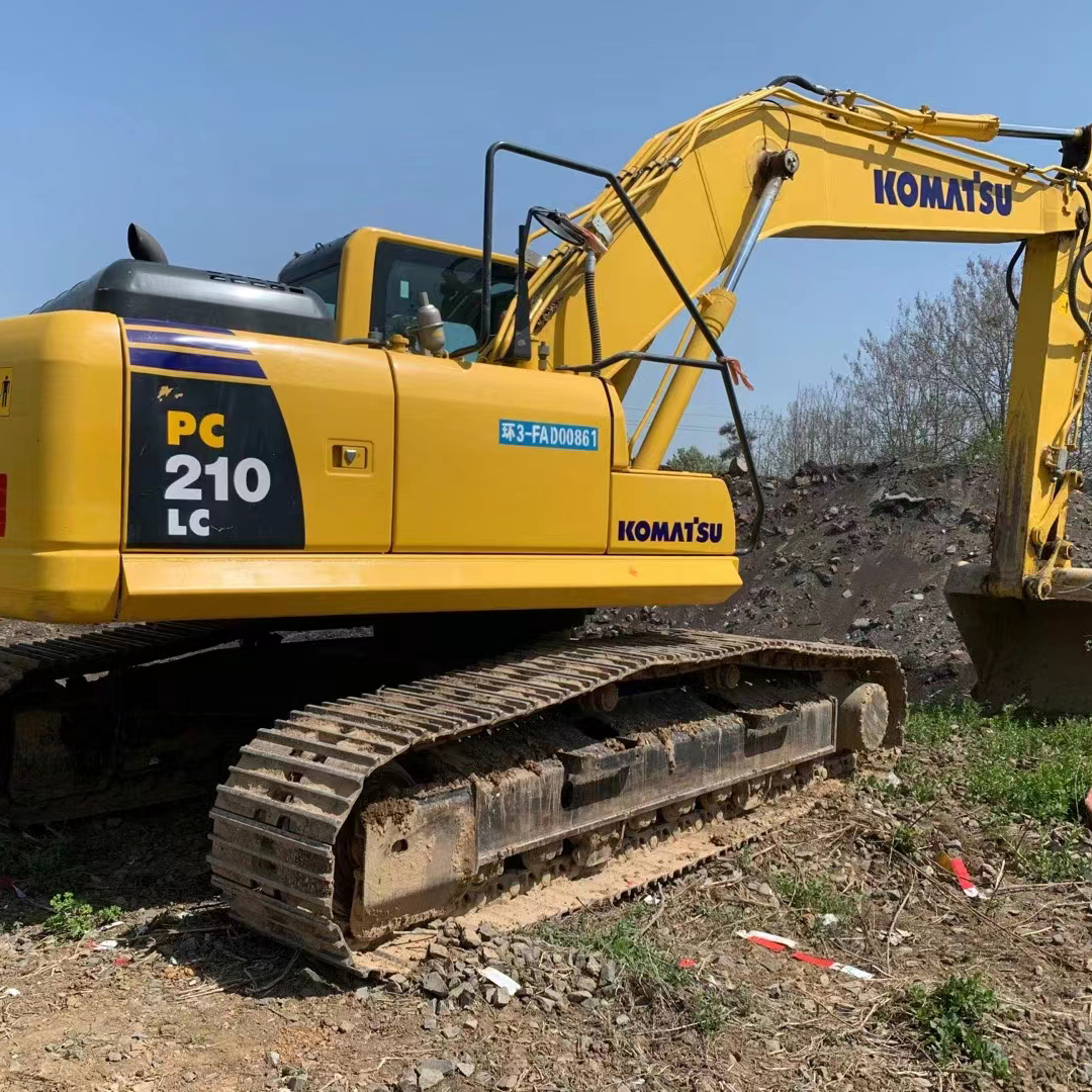 21TON Used Komatsu PC200 210 220 Crawler Excavator with Original Hydraulic Cylinder