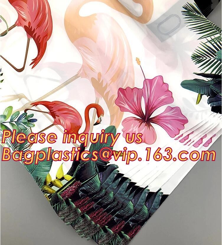 Custom Printed Stand Up Block BottomSoft Loop Handle Plastic Carrier Shopping Bag，Plastic Soft Loop Handle Bag for Shopp