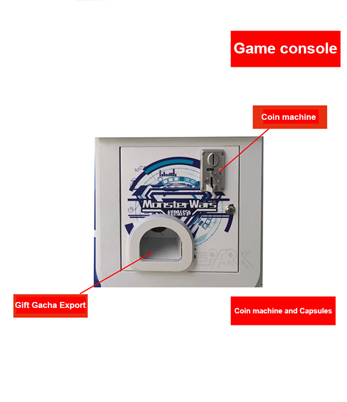 coin operated jostick control arcade fighting game machine for 4 players