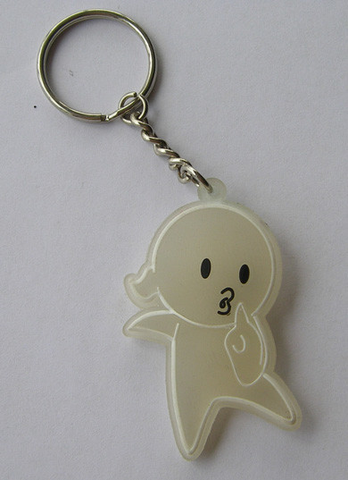 Various Shapes Multicolor Custom PVC Keychains For Gifts / Souvenir