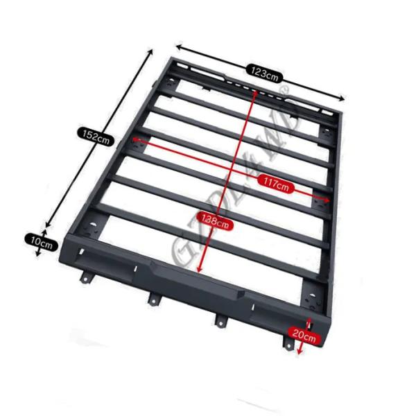 4X4 Car Roof Basket Luggage Steel Platform Roof Racks For JB74 JB64 Cargo