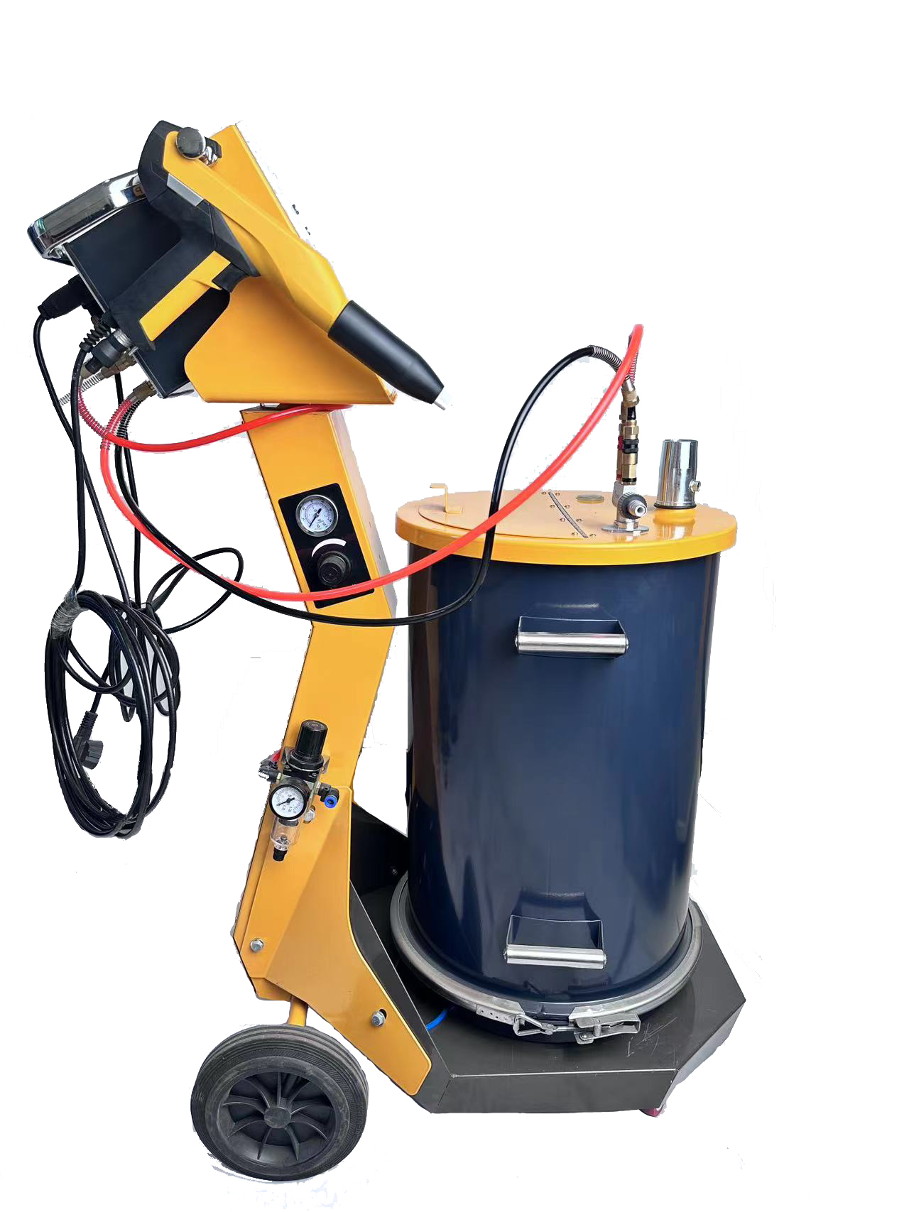 Huaxiang Powder Cylinder Type Intelligent Spraying Powder Coating Equipment for 50W