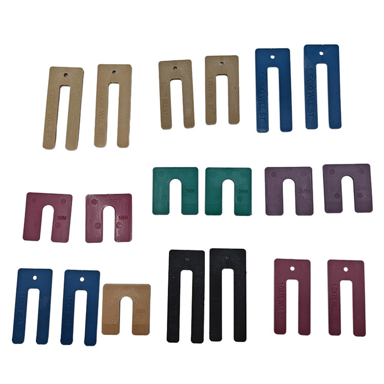 75mm U Type Plastic Packer For Window Plastic Shim Horseshoe Shape Window Packers For Doors And Windows