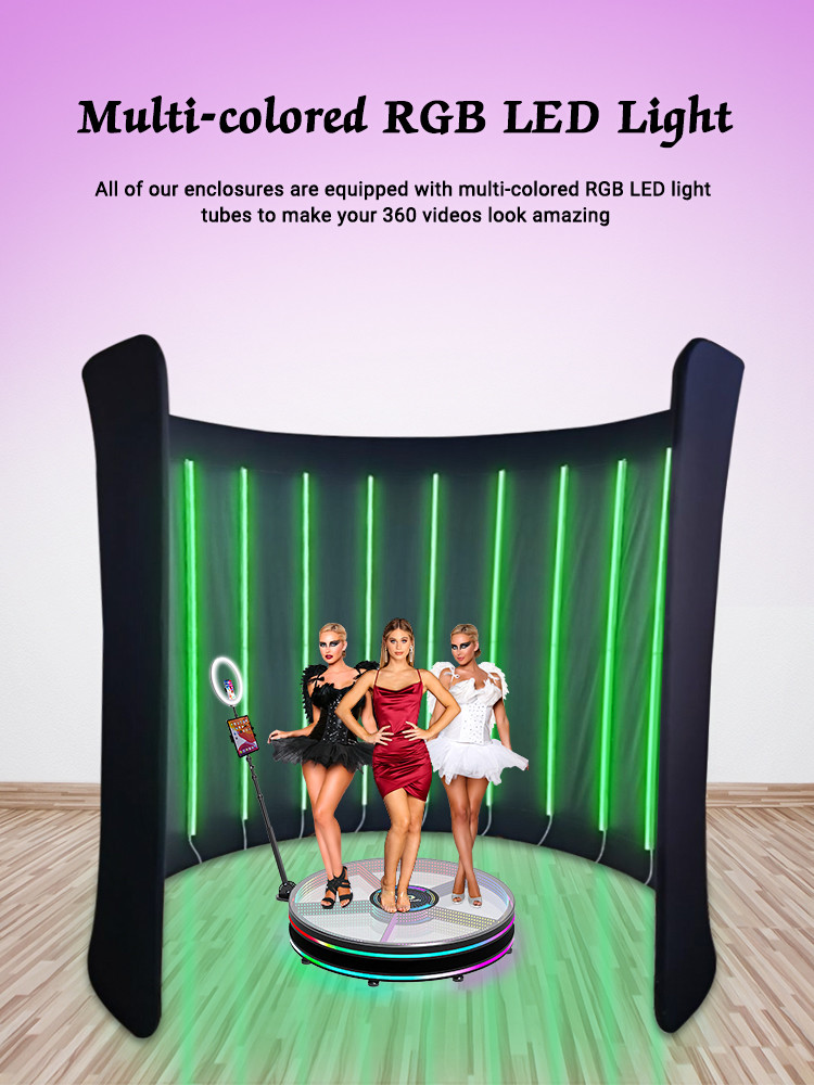 Tension Fabric Led Backdrop Wall Circular Video Wall Backdrop