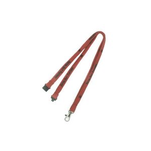 Custom Logo Custom Safety Lanyards , 920x15mm Cool Id Badge Lanyards