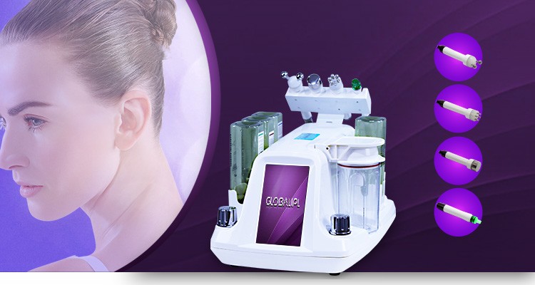 5 Handles Facial Oxygen Jet Peel Beauty Equipment Facial Oxygen Therapy Machine