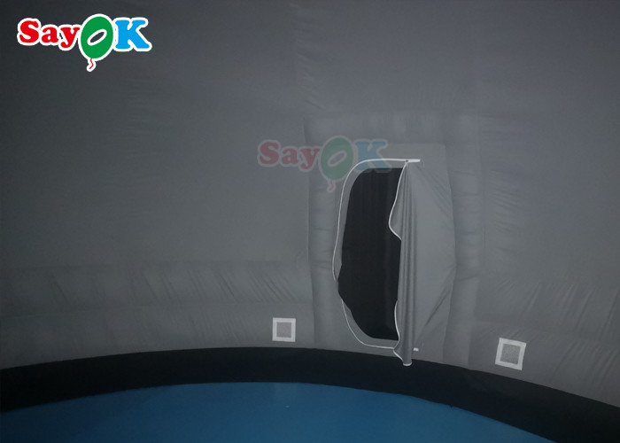 Portable Black Inflatable Planetarium Dome Tent Blow Up Projection Tent